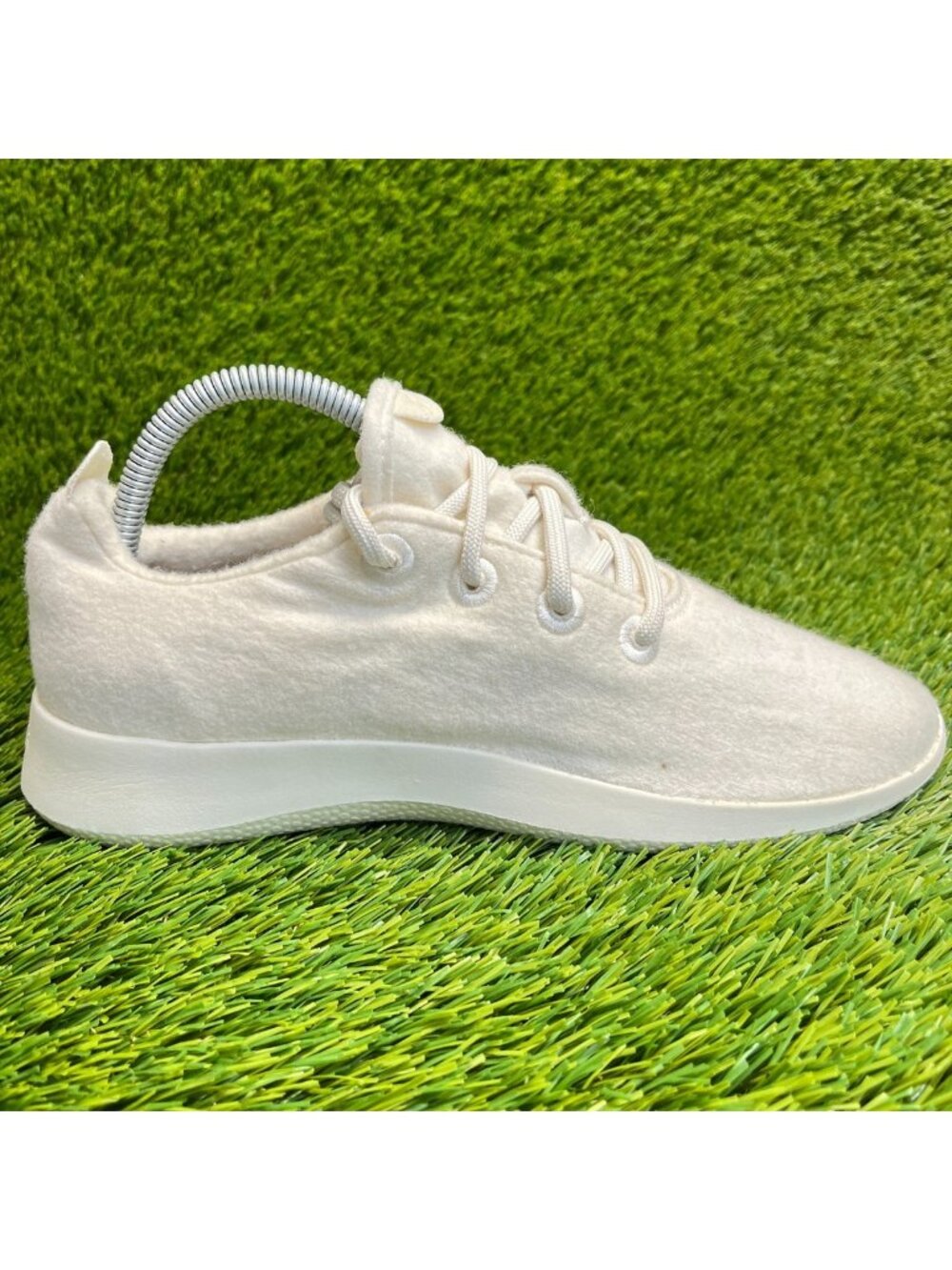Allbirds Wool Runners Natural White Womens Size 9 Running Walking Shoes Sneakers